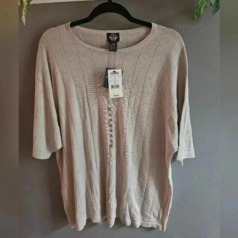 Dockers Men Short Sleeve Shirt/Sweater (XL) -- NWT